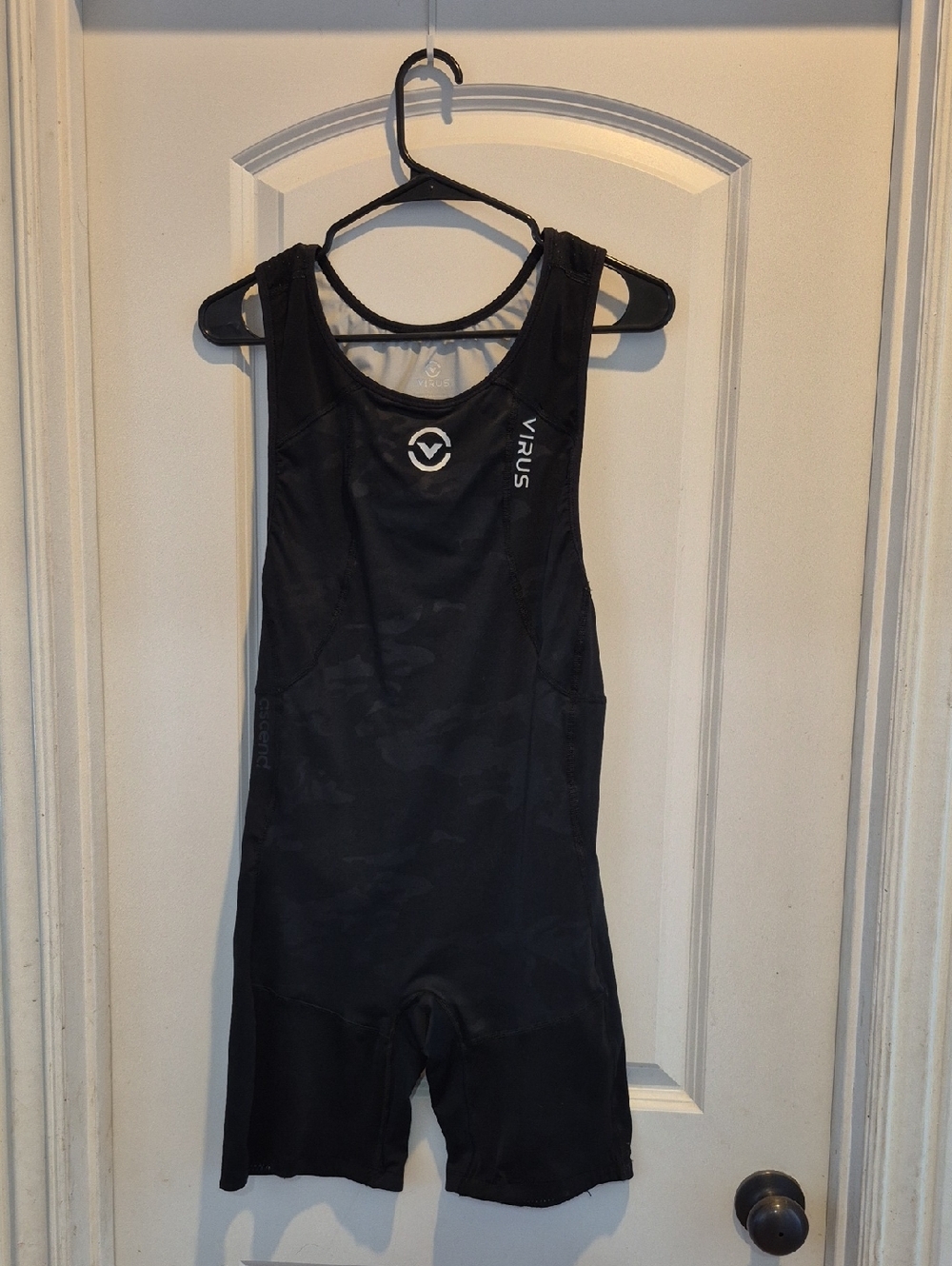 Virus Black Performance Singlet Romper